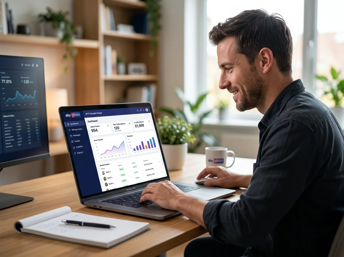 Professional IPTV Reseller Panel from a trusted IPTV Supplier