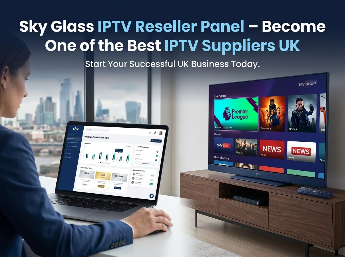 Professional IPTV reseller panel from a trusted IPTV supplier