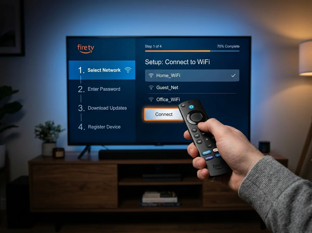 Sky Glass IPTV Installation Guide showing how to install Sky Glass IPTV App on Amazon Firestick