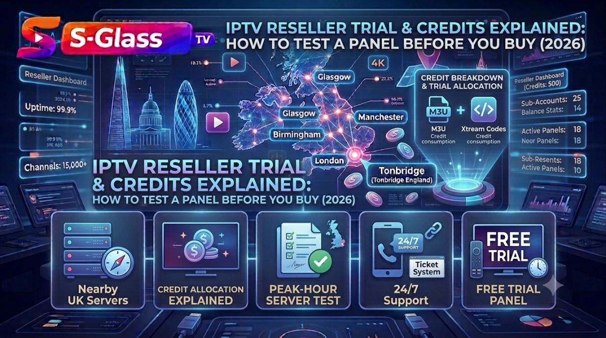 IPTV Reseller Trial & Credits